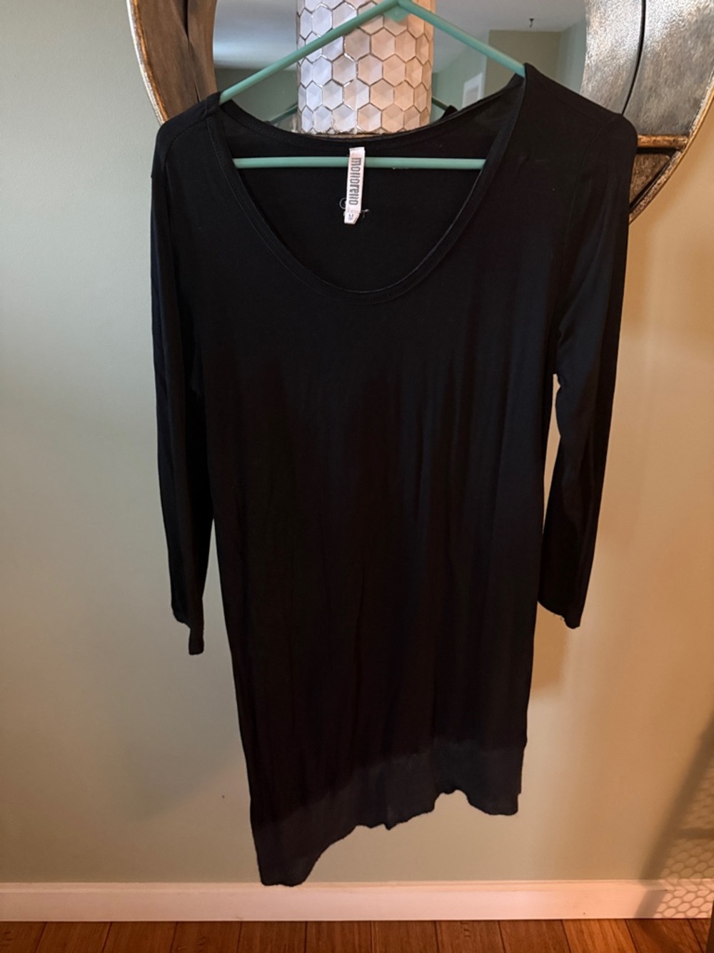 Monoreno Black Asymmetrical Women's Dress